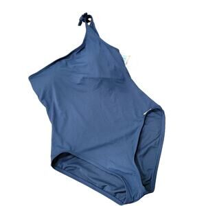 Michael Michael Kors Knot Asymmetrical One Shoulder One-piece  NWT  Size 12